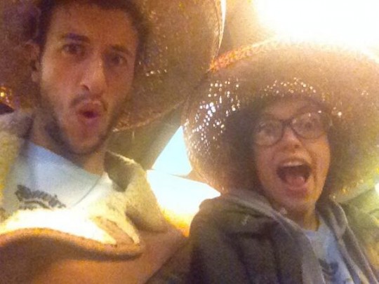Sam and Maisie on the road!