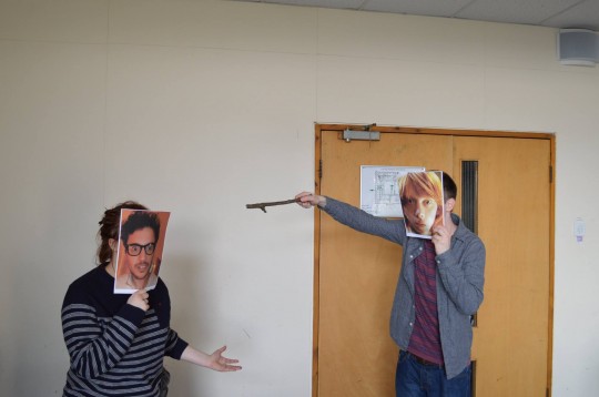 Ron craftily CONFUNDS Finance Officer Joe Levell! (The Tab's photoshoot budget got spent by the Fashion gals, sorry.)