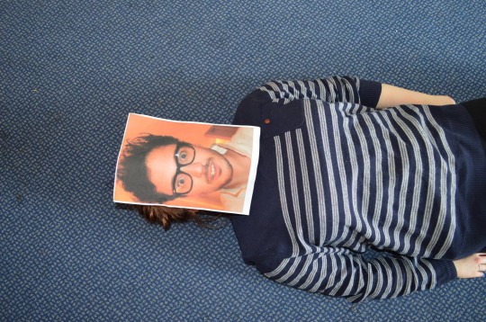 Poor Joe Levell was left dazed on the floor moaning about burgers.