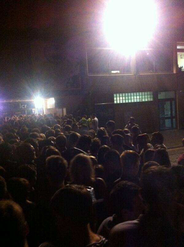 With queues like this, returning students will struggle to gain entry to Freshers' Week events