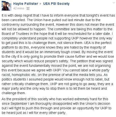 The event was originally organised for PSI Society members