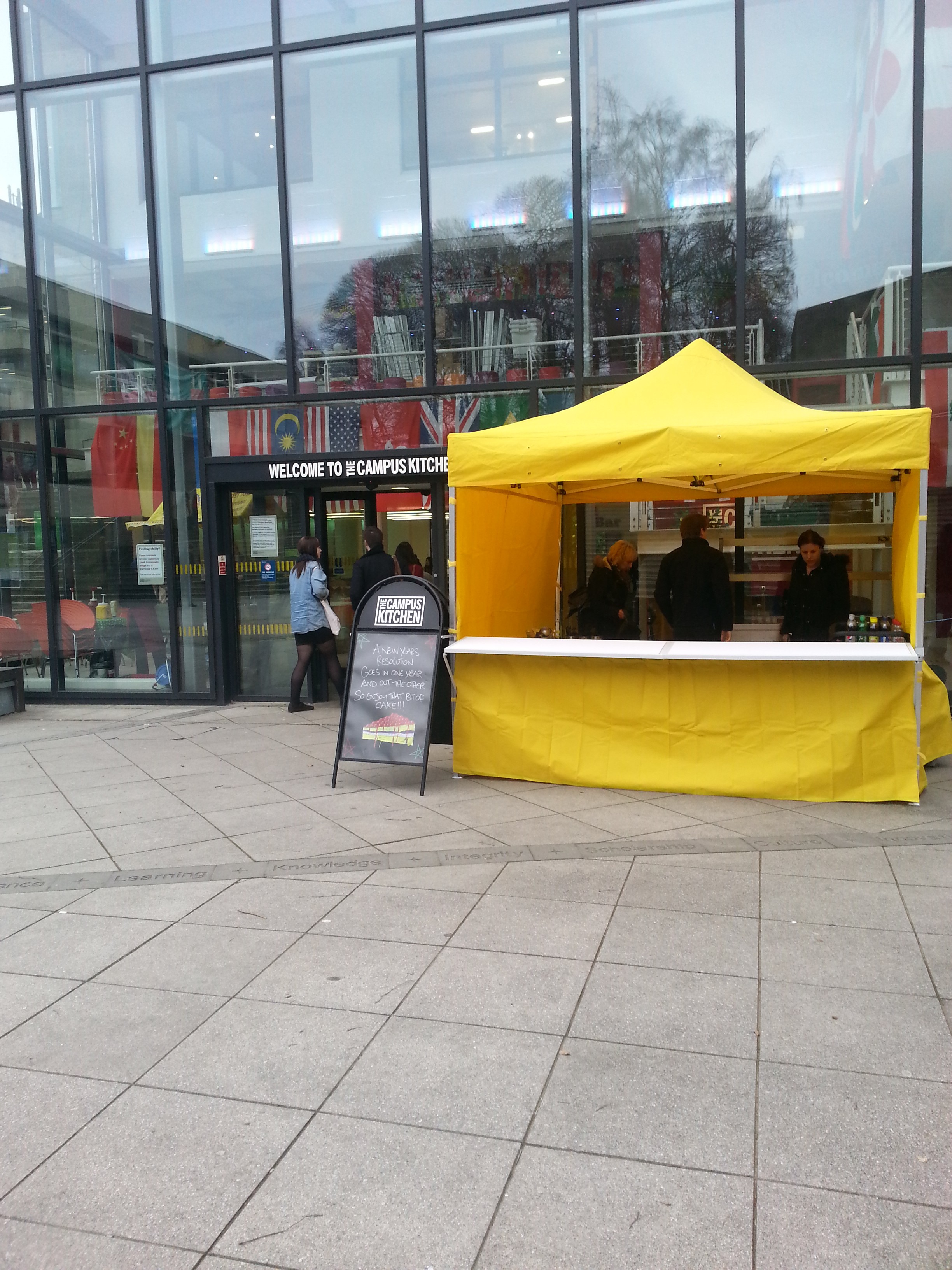The Campus Kitchen will be serving hot food outside the restaurant for the next week