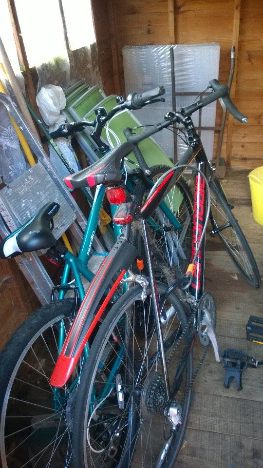 Bikes in their rightful place