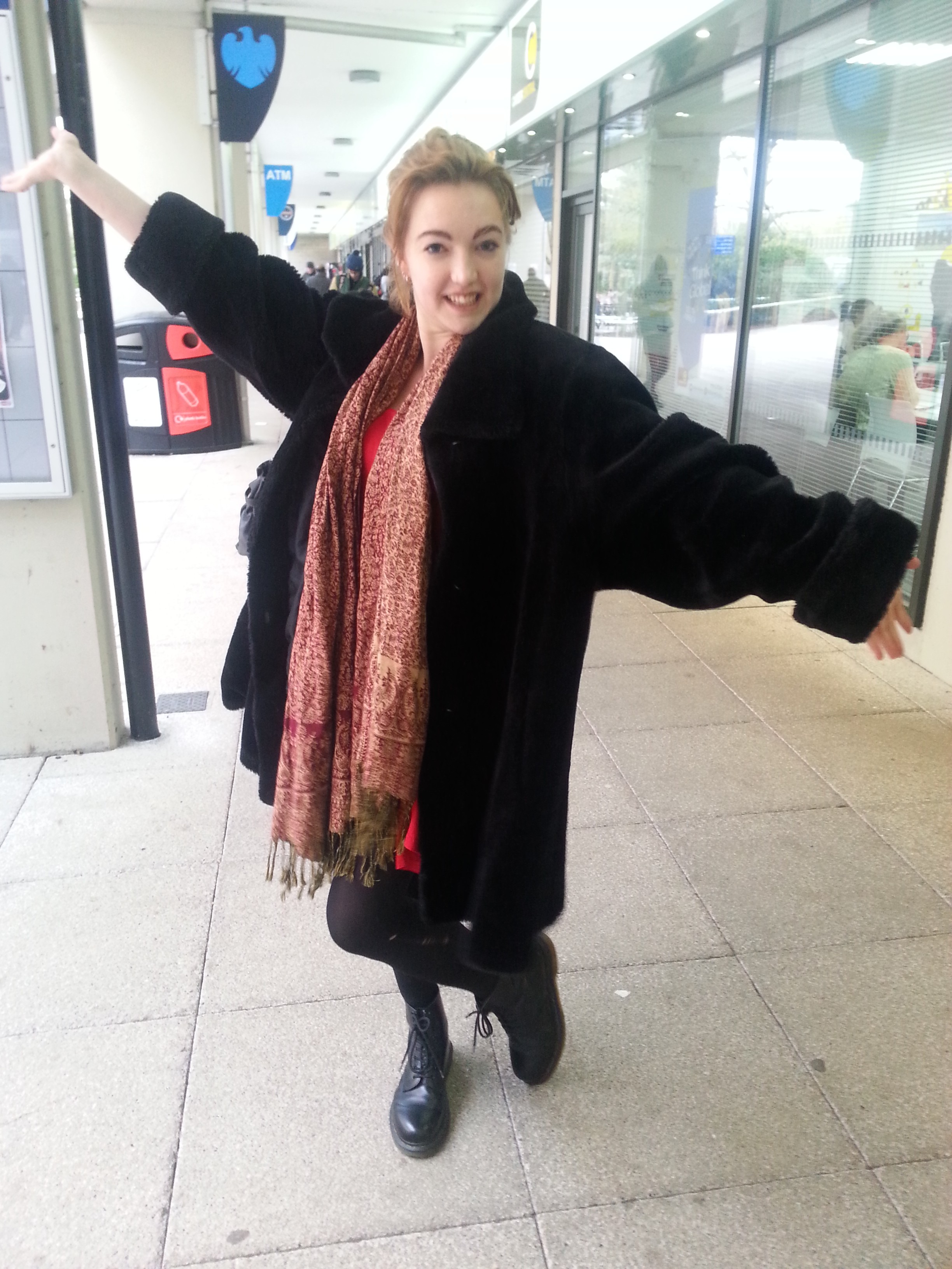 You can tell she's a drama student