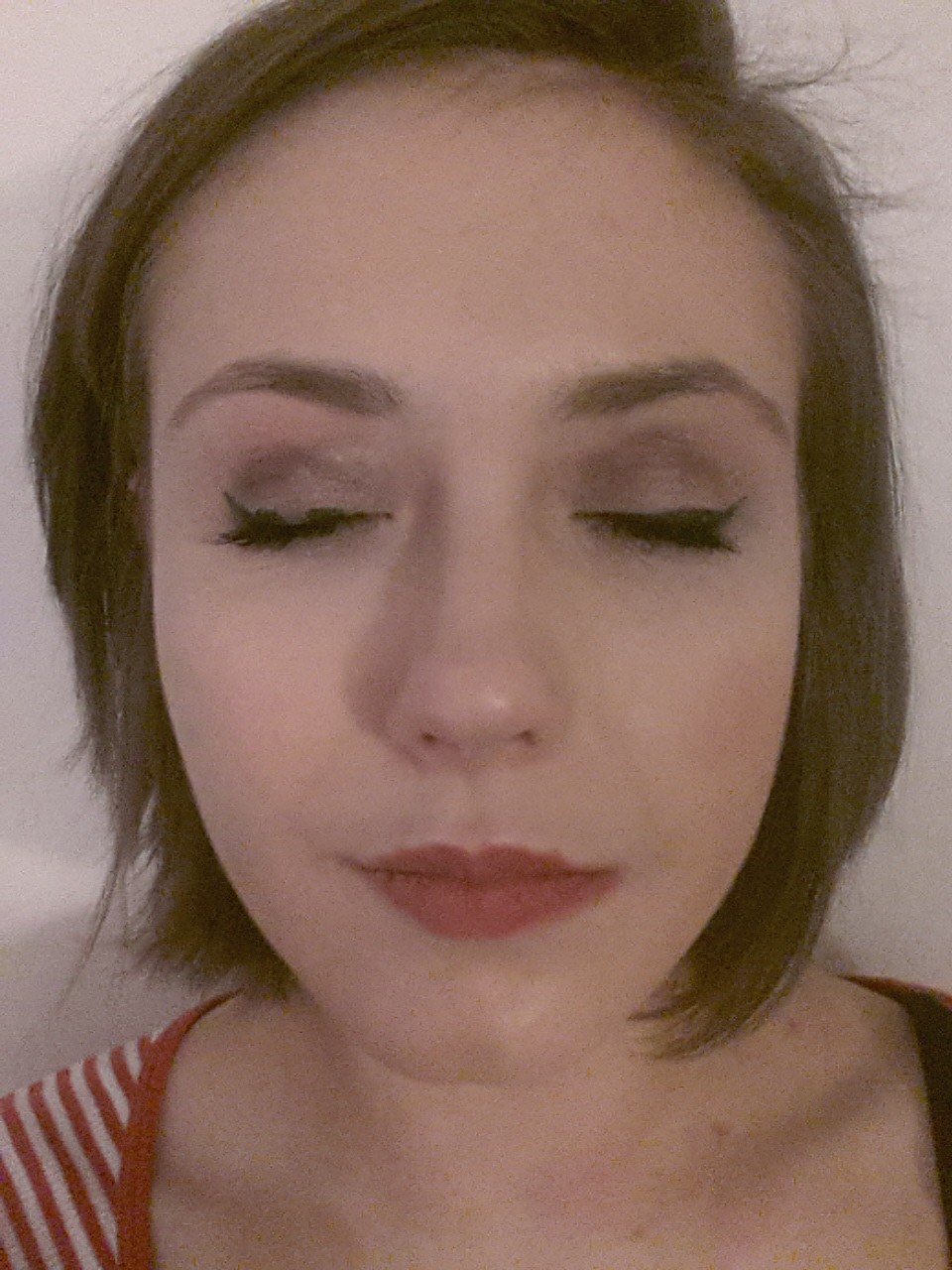 dat gappy-eyeliner tho...