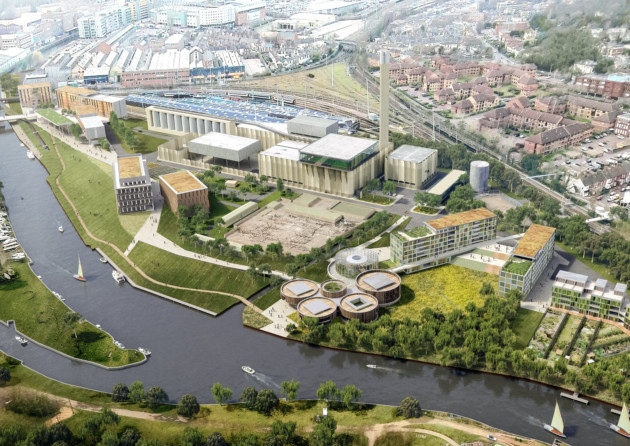 aerial view