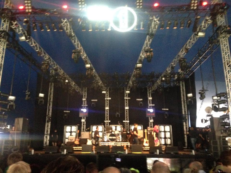 The man was assaulted near the BBC Introducing Stage