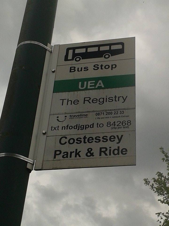bus stop sign