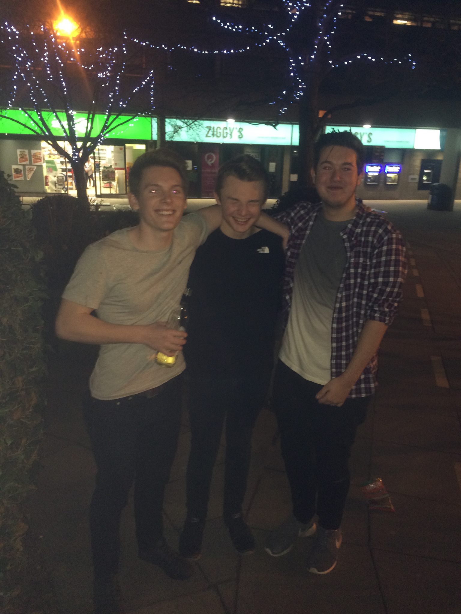 These guys love the burgers