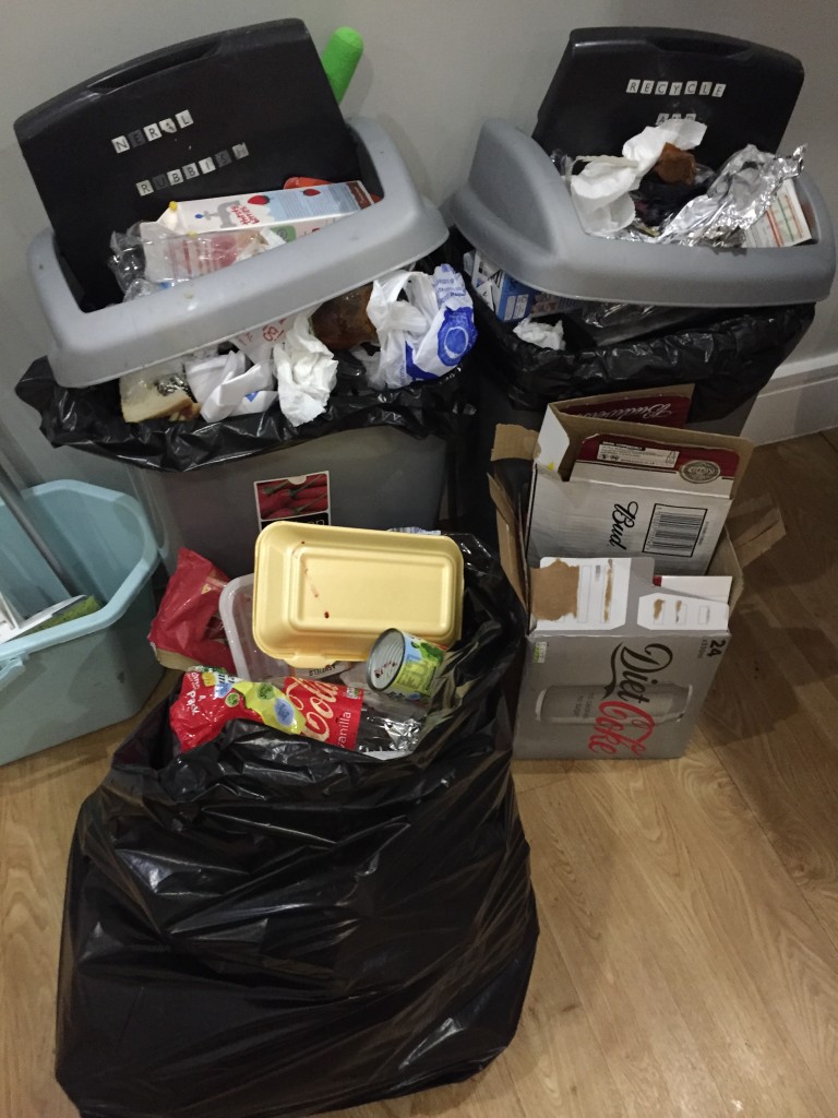 Choosing flatmates is key, some clearly haven't realised that pressing rubbish down further won't make it disappear, no matter how badly they want it to.