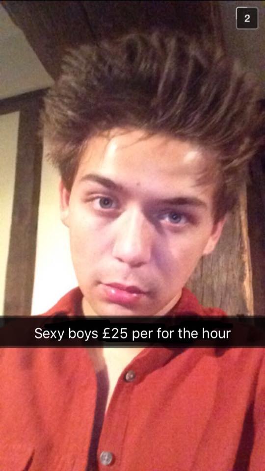 George when he's wearing a top