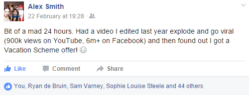 facebook status