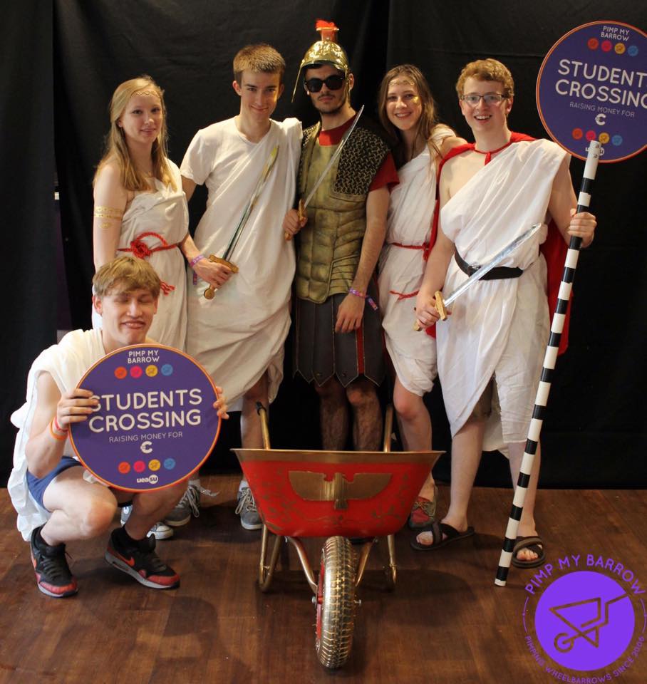 Trust me a toga and boxers are easier to lose when intoxicated that you would think. 