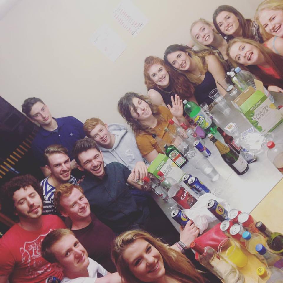 This was almost definitely taken at a sports social