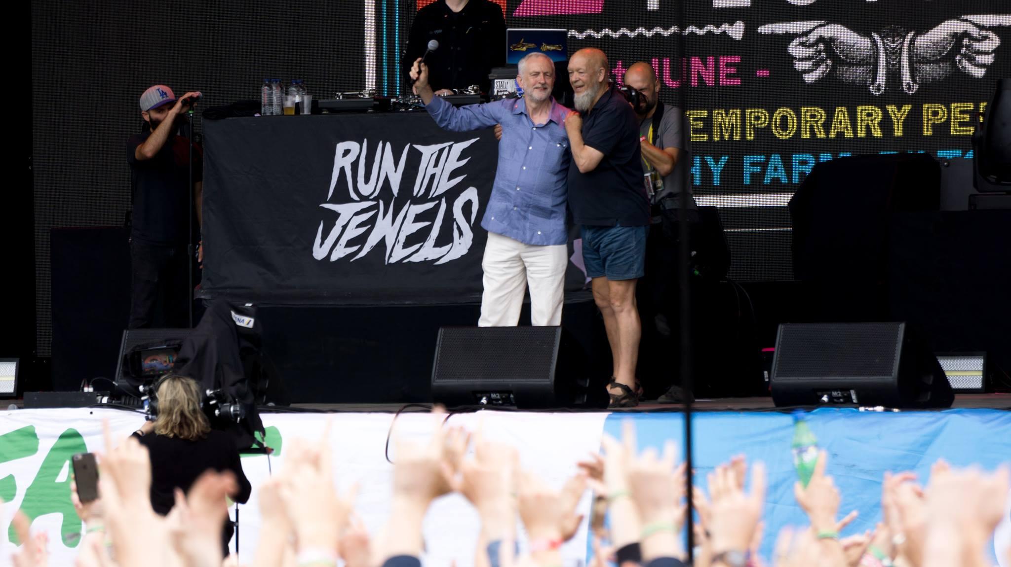 Corbyn opening up for Run The Jewels at Glastonbury this summer