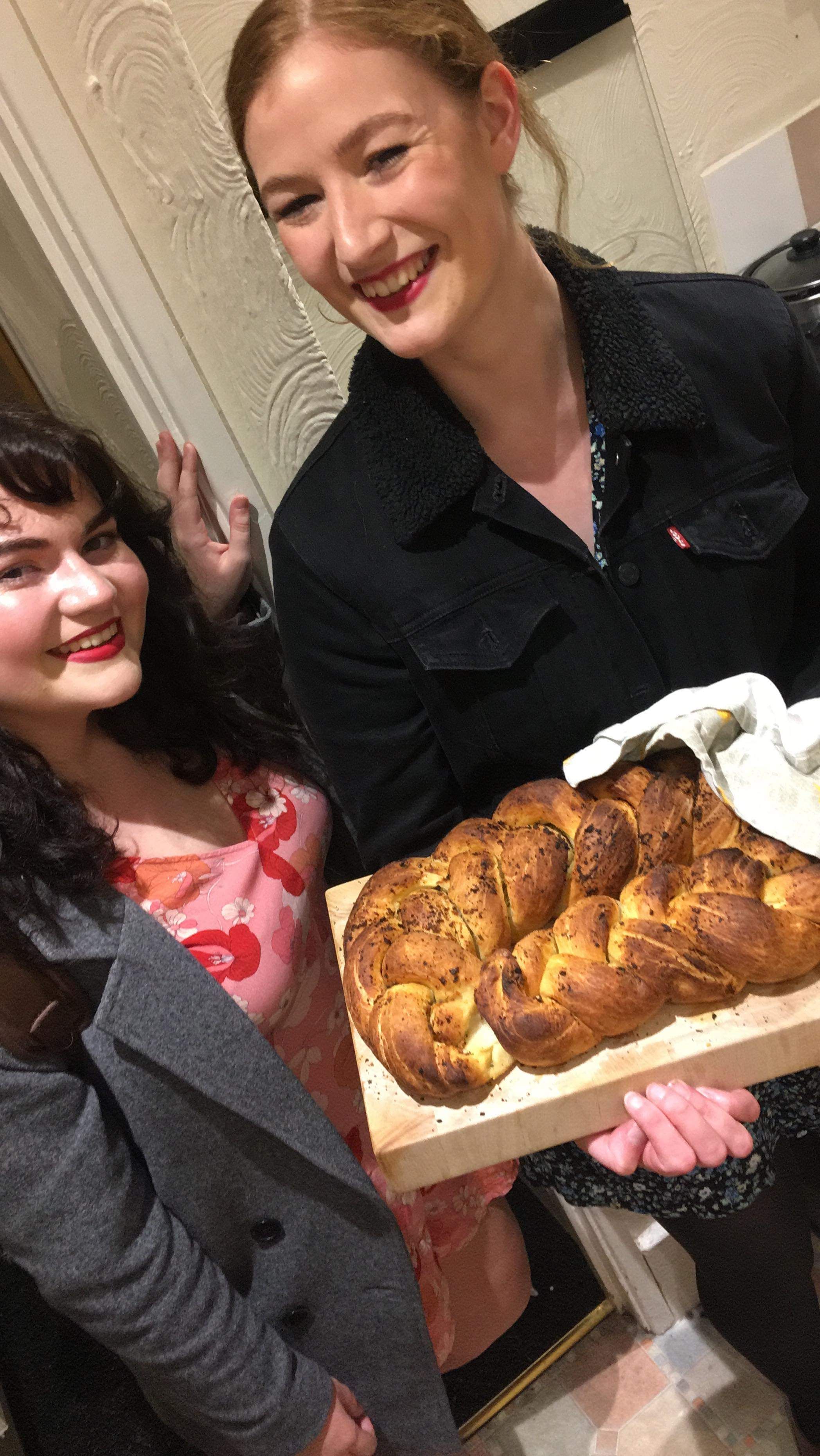 Image may contain: Bun, Human, Person, Food, Bread