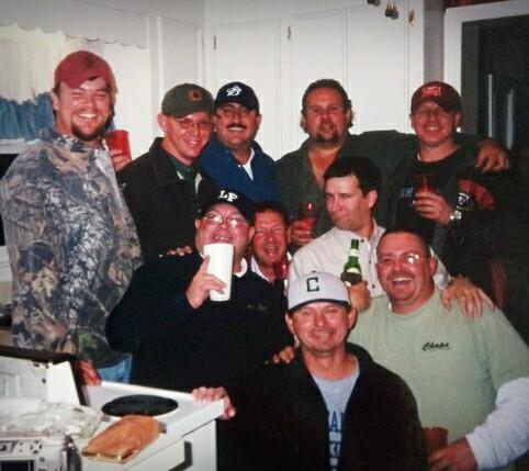 dad and friends