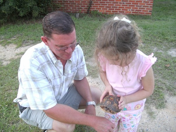 daddy ashley and turtle