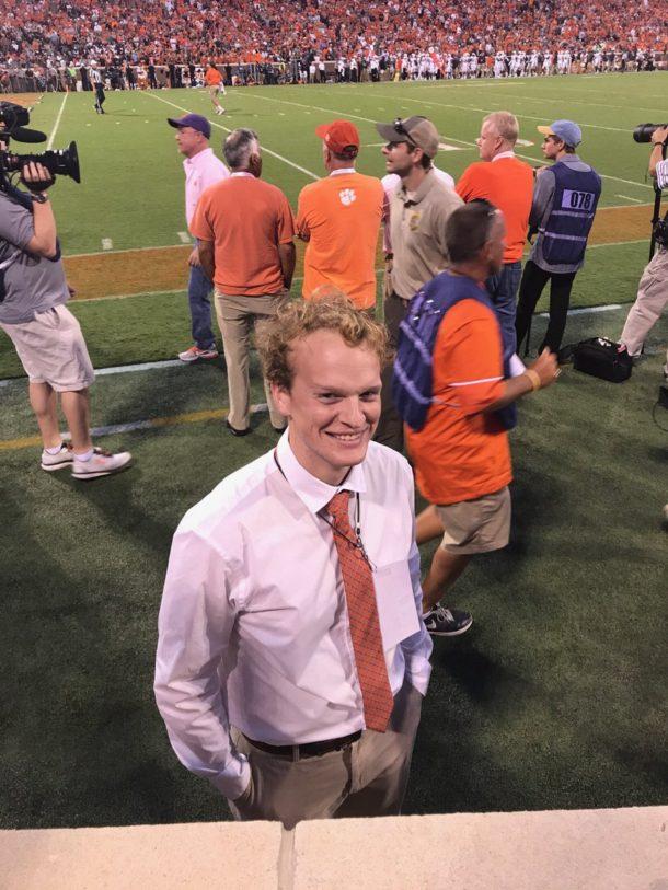 'Rocco Refsnyder' on the sidelines of the Clemson game