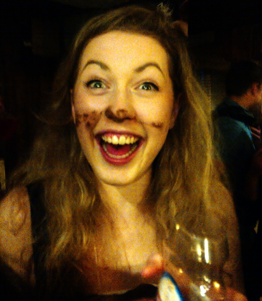 One my my lacrosse-playing housemates, absolutely loving life.