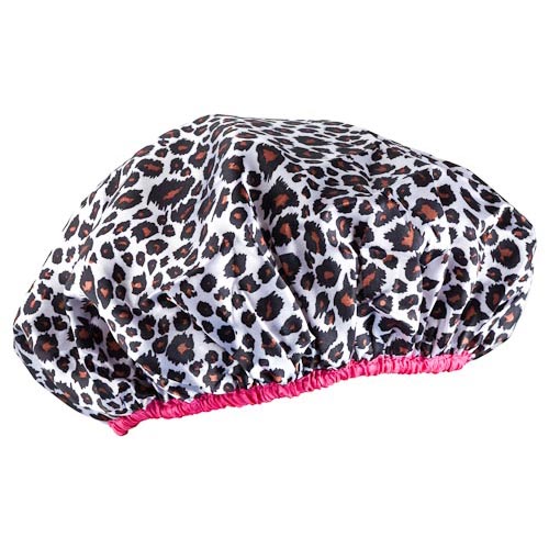 Leopard-Print-Shower-Cap