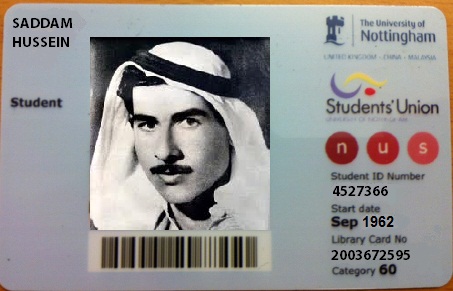 saddam card