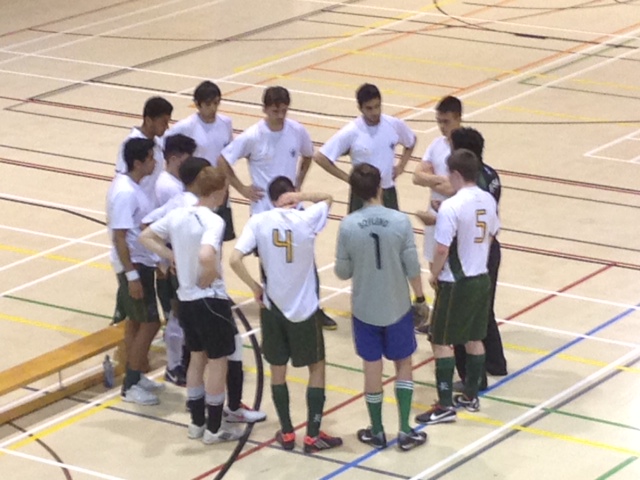 Receiving some late instructions from coach Martyn Ware