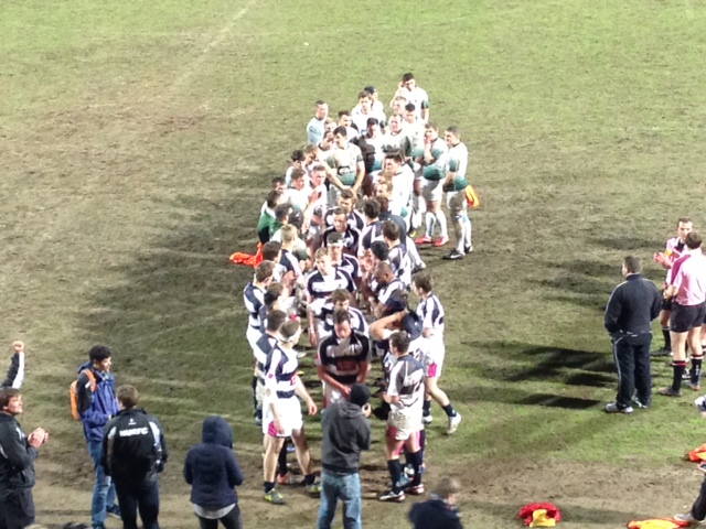 Good sportsmanship...DESPITE THE DRUMMING