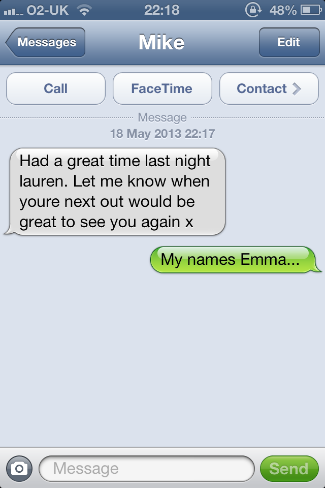 wrong name