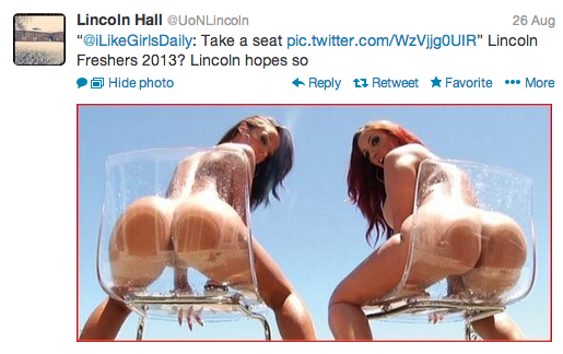 Lincoln - actual tweet