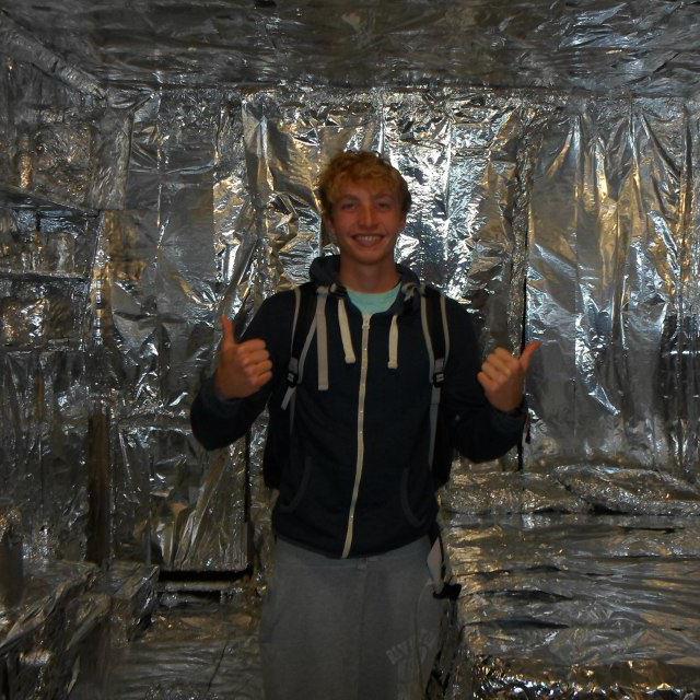 'My room a now a spaceship, and I fucking love it!'