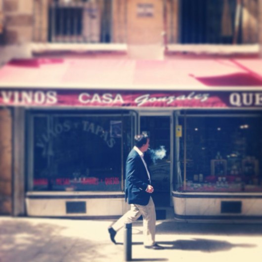 It's not always this scenic in Madrid