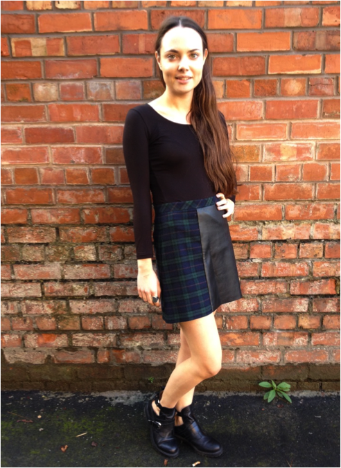 tartan skirt