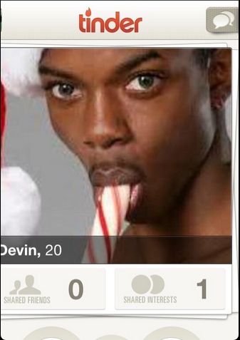 A Christmas special Tinder fail...