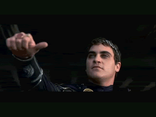 thumb down