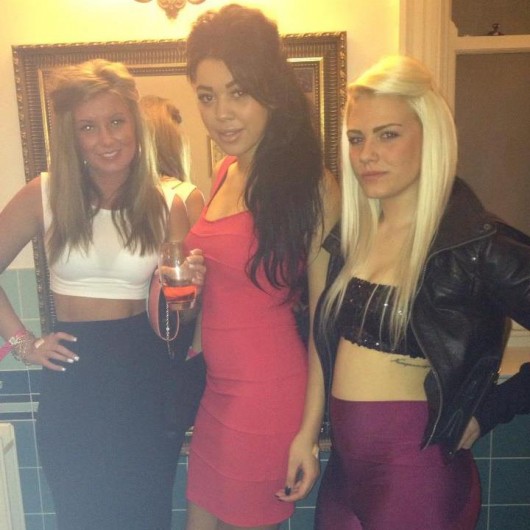 Charlotte, right, described the night as
