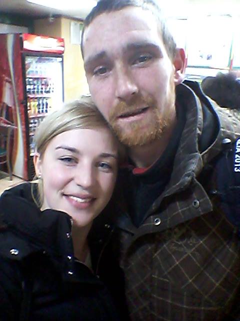Student Kat Watson, 22, and homeless man Tom, 28 