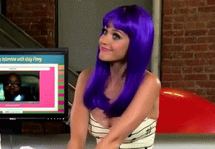 Katy Perry excited nod