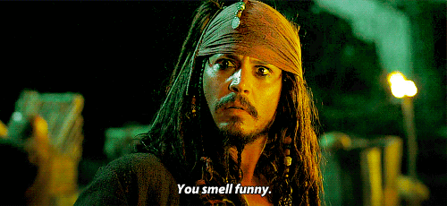 you smell funny