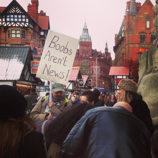 market square saw protests last year as part of NoMorePage3