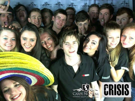 Definitely the most people we've seen in one photobooth shot