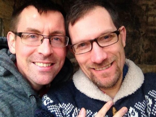 Ed Fordham and his partner Russell Eagling