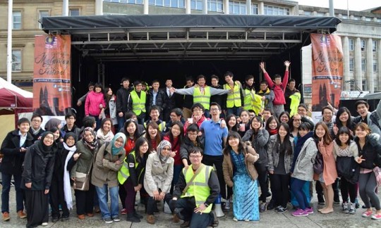 UoN's Malaysia Society helped organise the lively event (Facebook :Nottingham Malaysian festival '14)