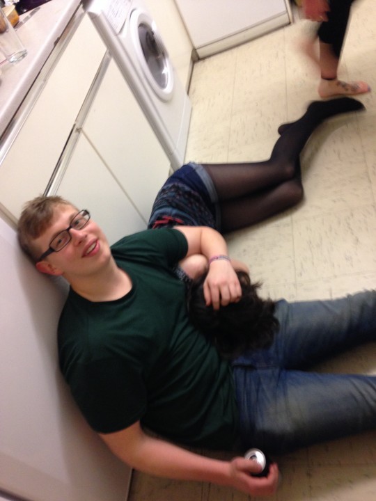 It's always a good night when you're being held down on the floor