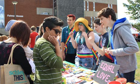 Freshers fair Sussex University 2012