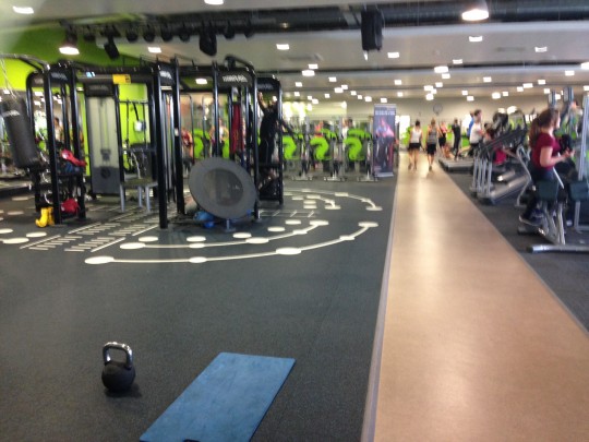 Exeter Uni's gym is sleek