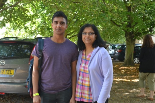 Kumaran and his mum Sieva