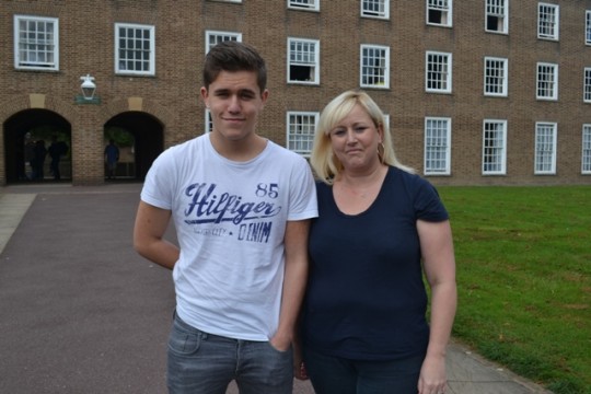 Charlie and his mum Tracey