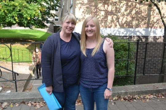 Rebecca and her mum Jane