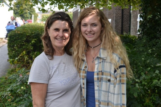 Eileen and her mum Sally